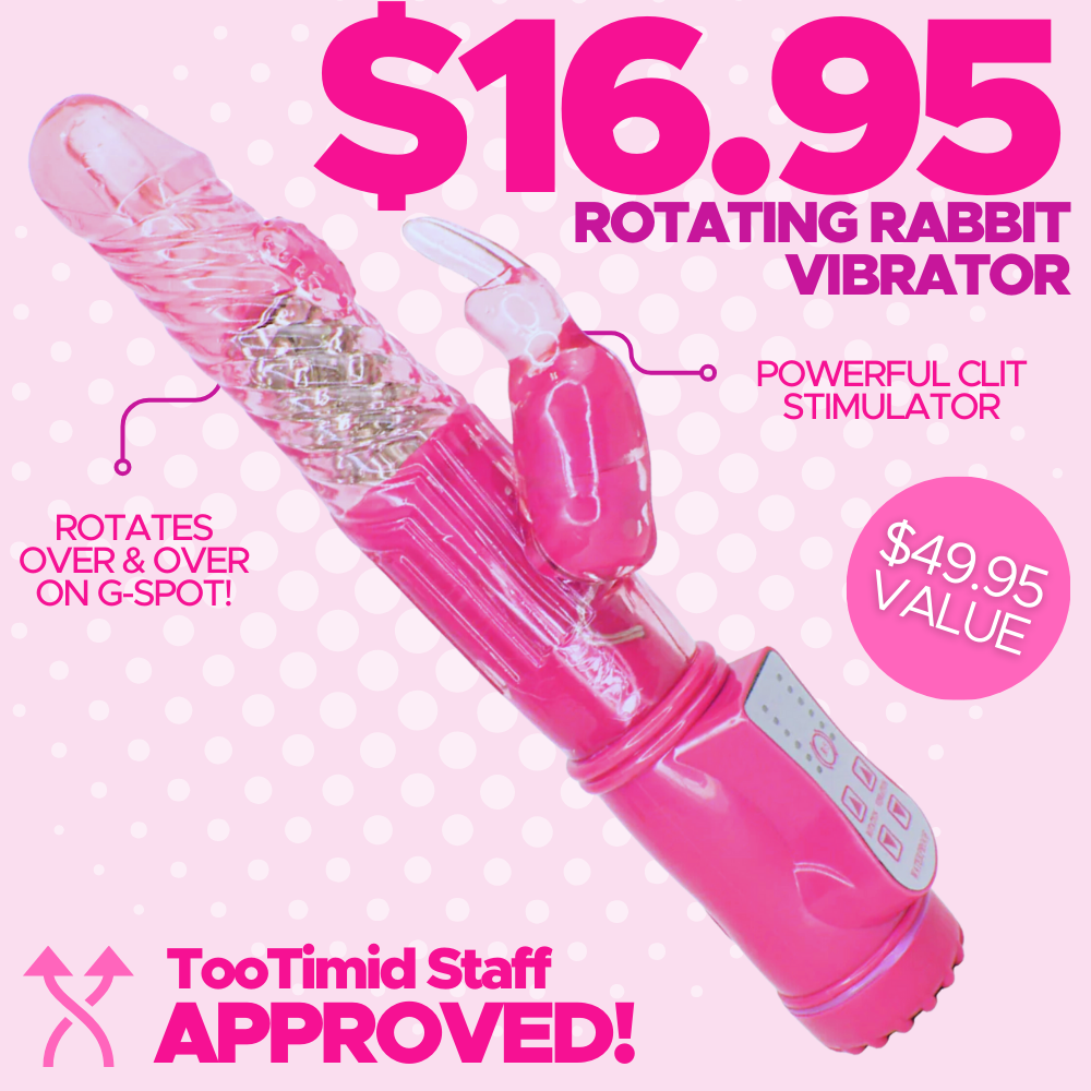pink rotating rabbit vibe