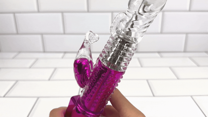 GIF close-up of rabbit ears vibrating