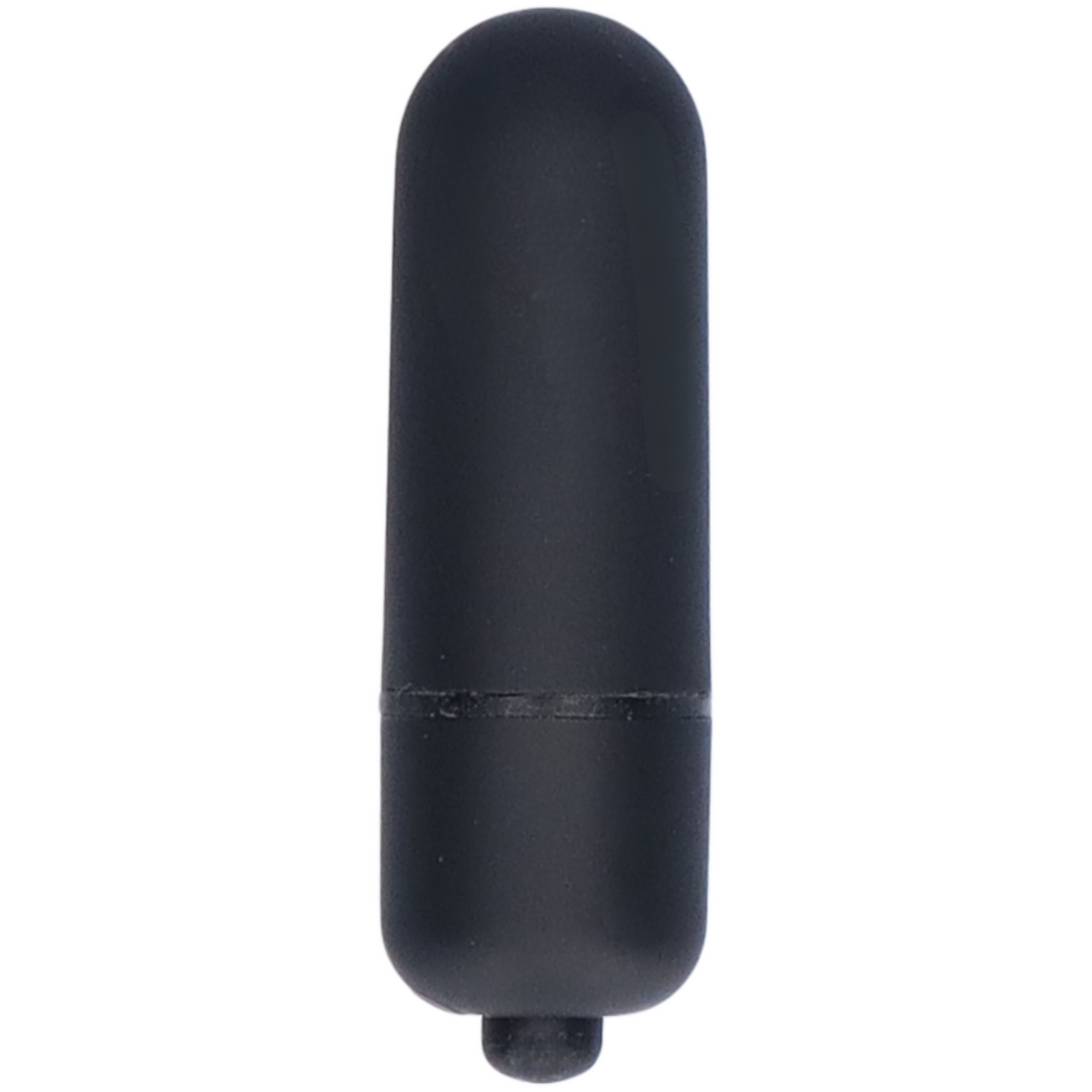 Discreet Tiny Bullet Vibrator Great for Pinpoint Stimulation - Black Matte