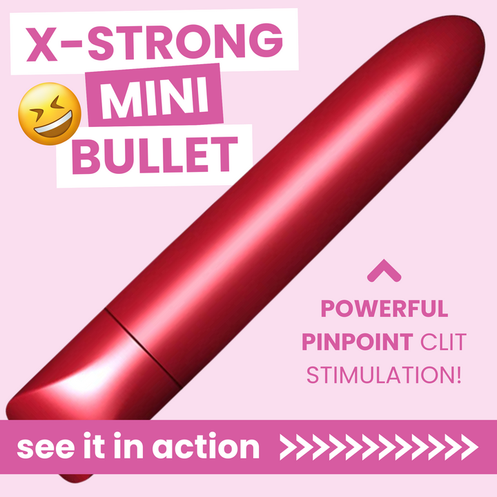 X-STRONG MINI BULLET POWERFUL PINPOINT CLIT STIMULATION!  see it in action >>>>>>