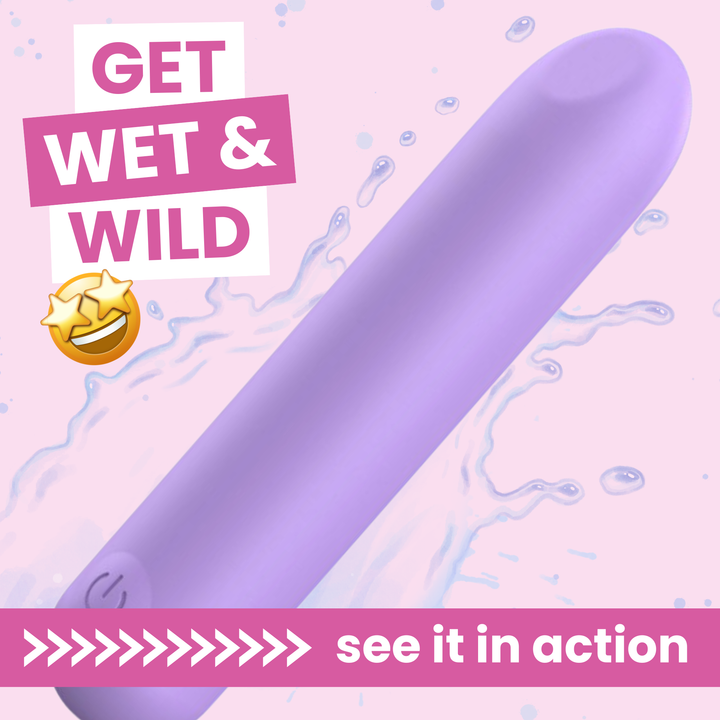 The Lavender Lover Bullet Vibe get wet and wild see it in action 
