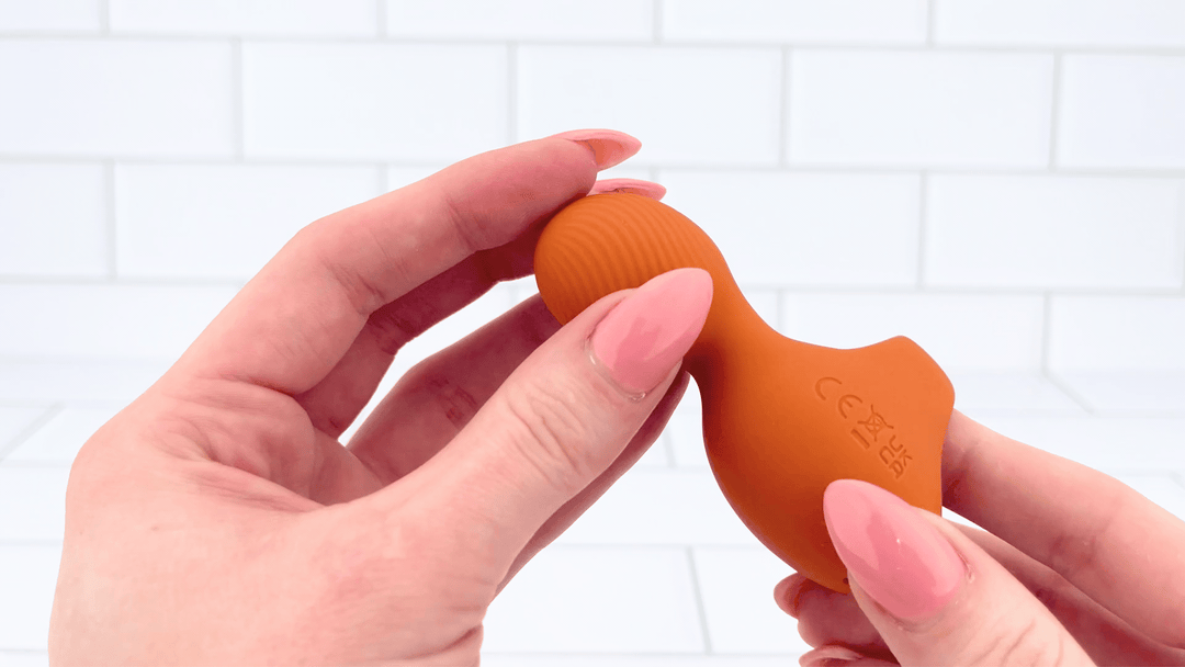 GIF of Finger Vibrator soft rippled texture