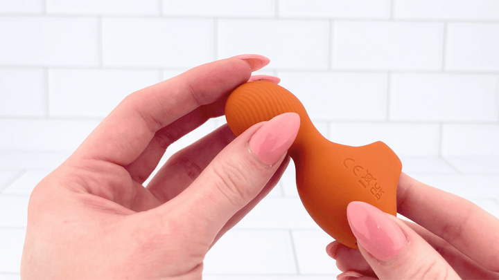 GIF of Finger Vibrator soft rippled texture