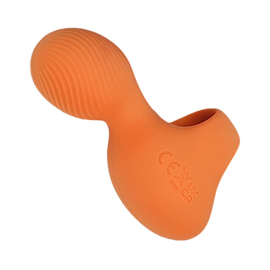 side view of Finger Vibrator waterproof and rechargeable 