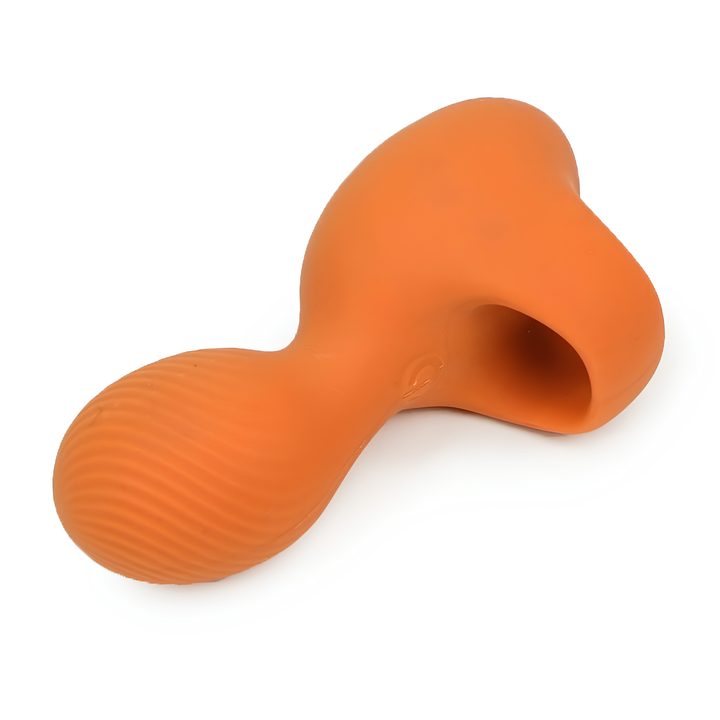 Finger Vibrator laying flat smooth finger loop