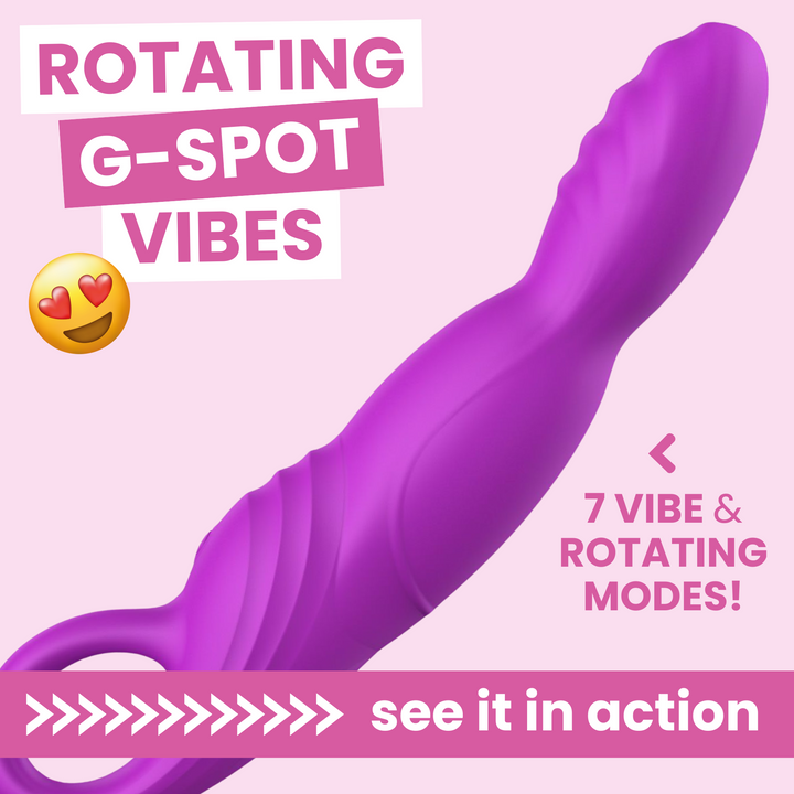 rotating g-spot vibes 7 vibe & rotating modes! see it in action >>>> 