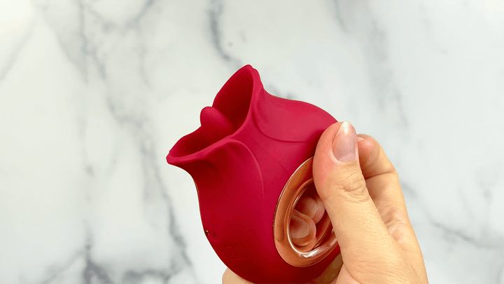 gif of oral oasis licking vibrator 
