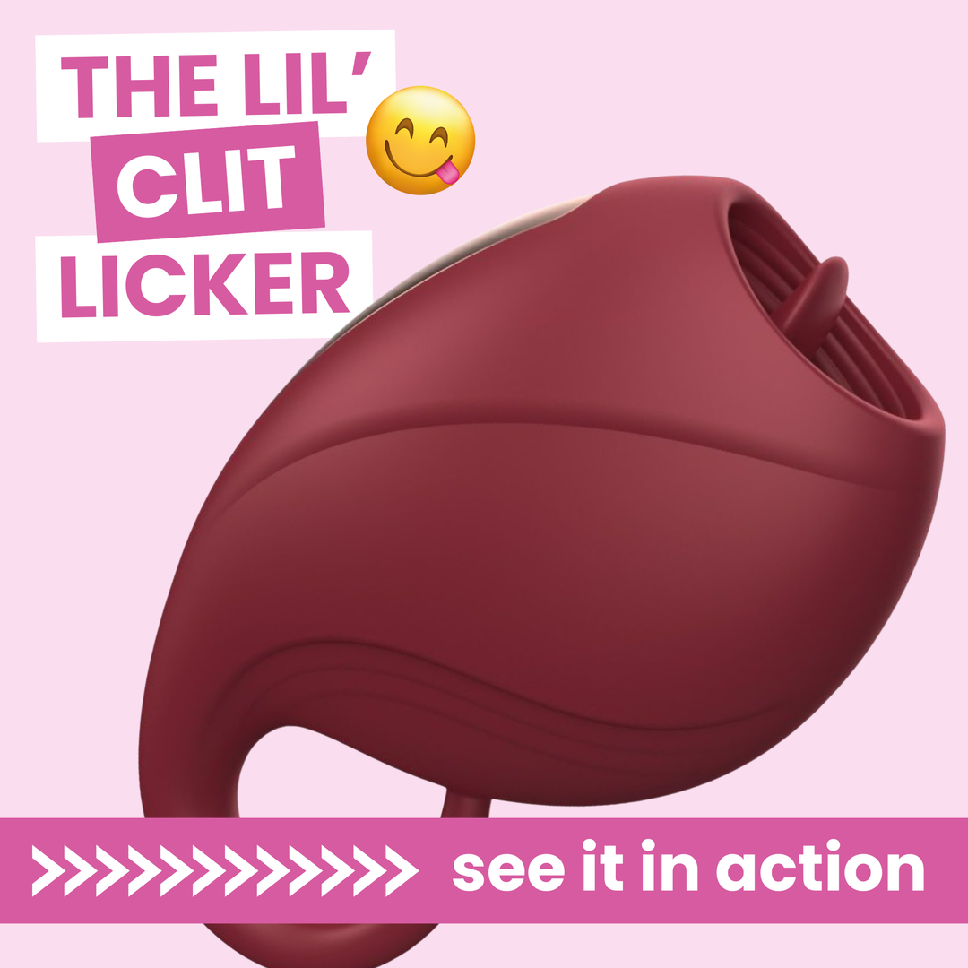 Silicone Lil' Lapper Mini Clit Licker see it in action 
