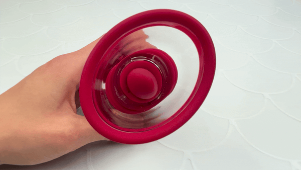 GIF of Orgasmic Orbit O - Vibrating Clit Licker & Pussy Pump rotating tongue