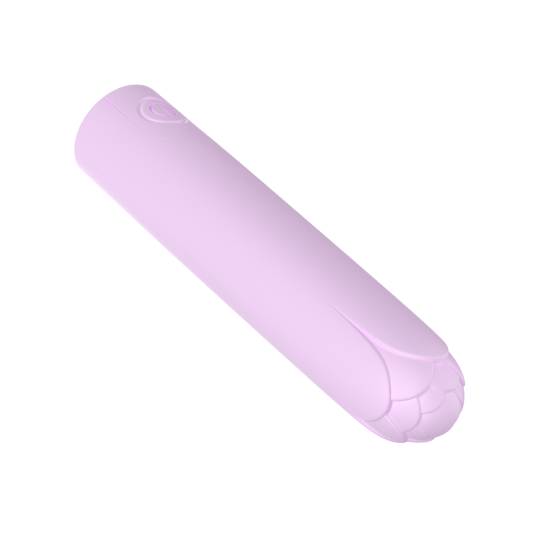 sleek Travel-Sized Bullet Vibrator in purple color 