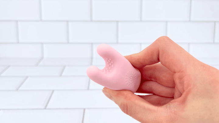 GIF of Vibrating Nipple Clamps being pinched open 