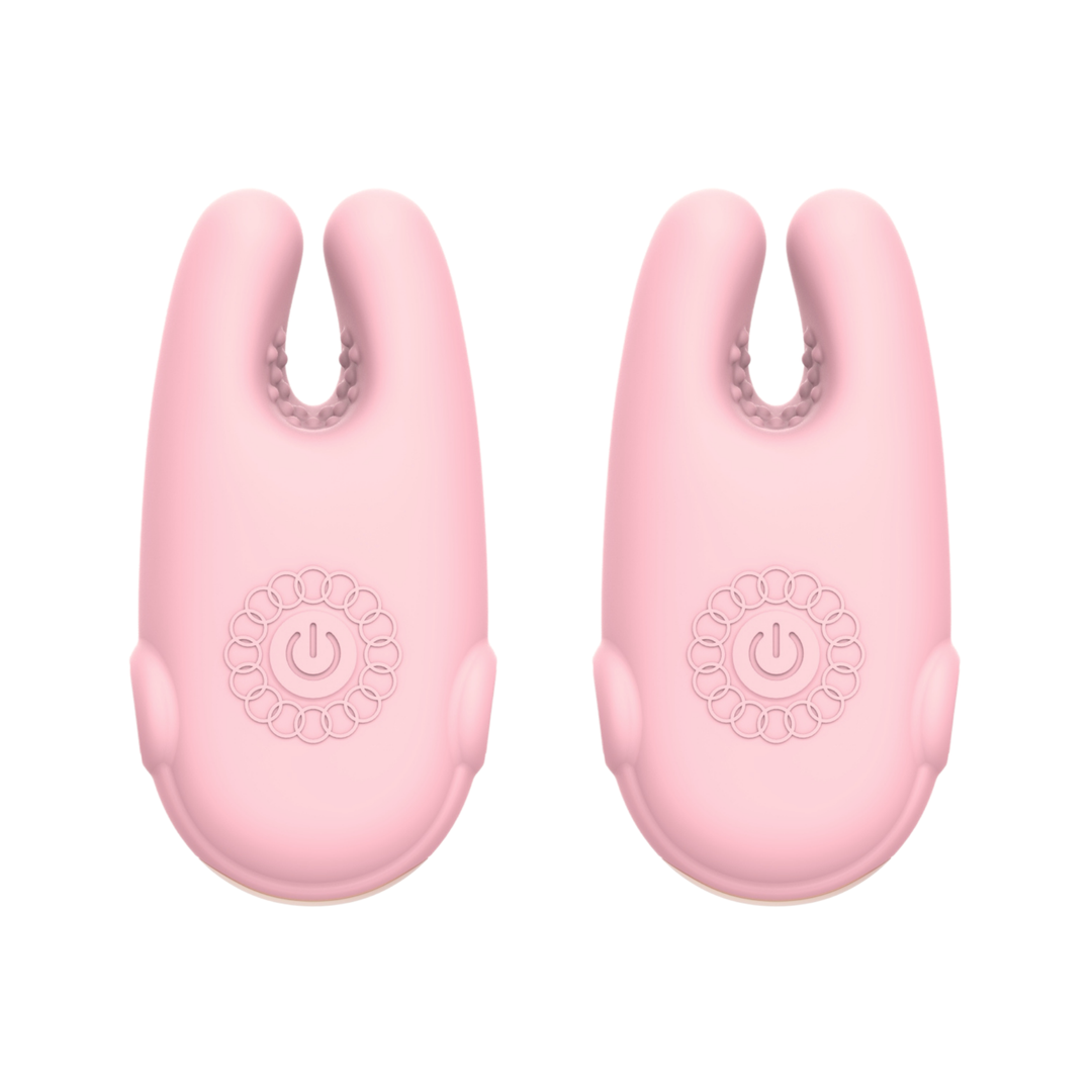 pair of Vibrating Nipple Clamps