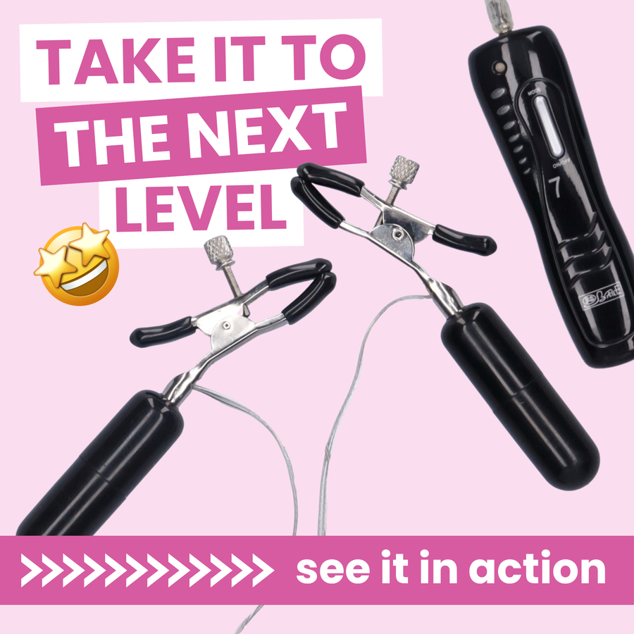 Strong Vibration Alligator Clip Nipple Clamps take it to the next level see it in action 