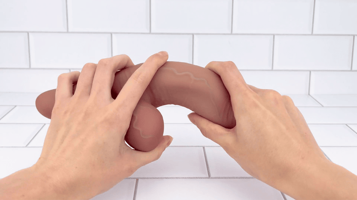 Thick & Realistic Vibrating Dildo flexible 