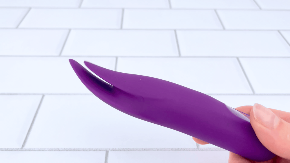 GIF of soft flickering tongues from Double Tongue Vibrator 