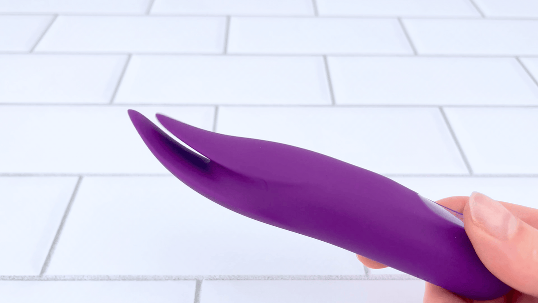 GIF of soft flickering tongues from Double Tongue Vibrator 