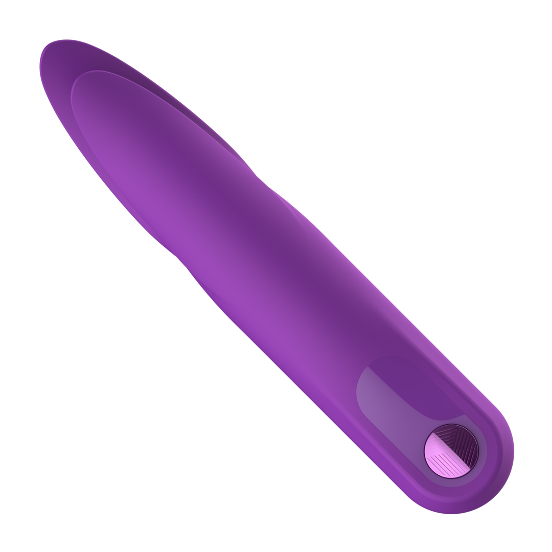 sleek smooth silicone Double Tongue Vibrator 