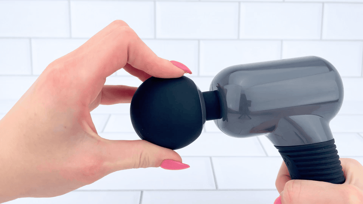 GIF of bendable Pulse Rechargeable Handheld Body Muscle Massager 