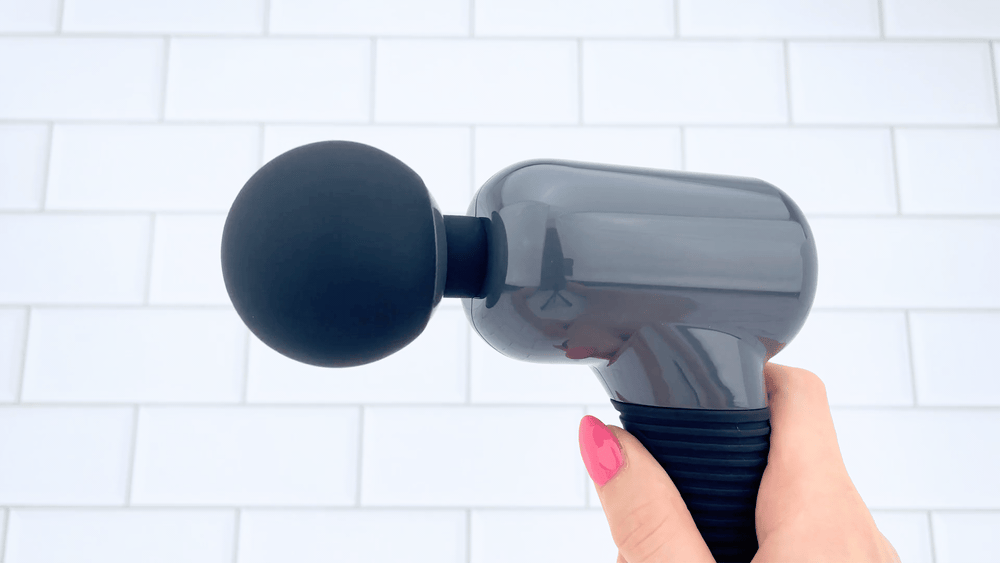 GIF of Pulse Rechargeable Handheld Body Muscle Massager on full power 