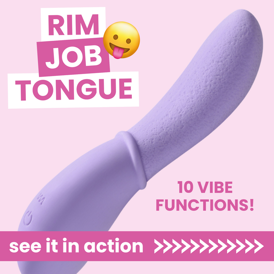 RIM JOB TONGUE 10 VIBE FUNCTIONS! see it in action >>> 