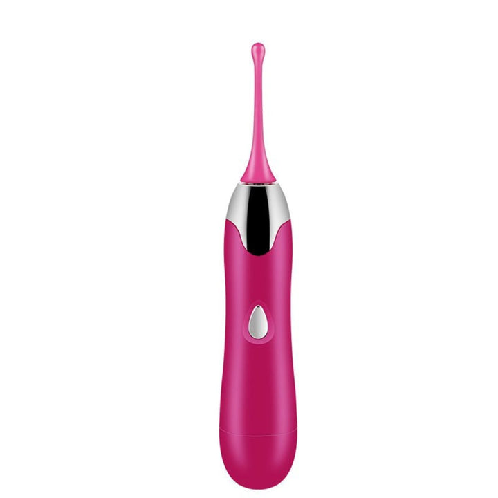 View of Pinpoint Multi-Use Massager With Attachments standing upright