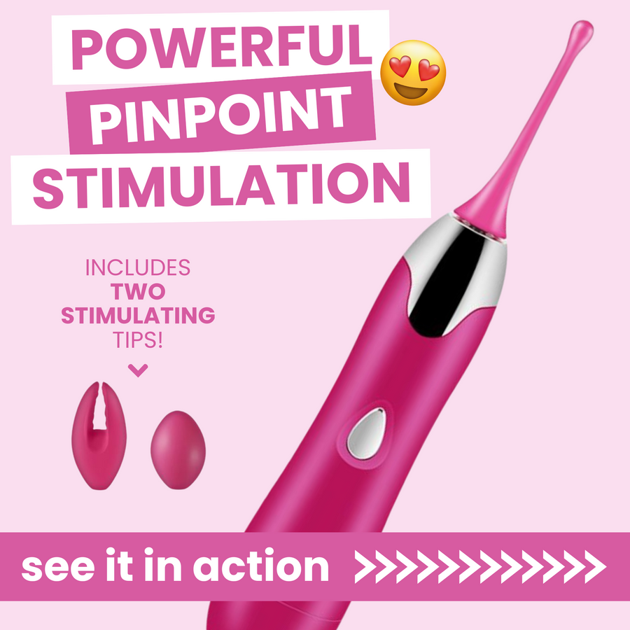 Pinpoint Multi-Use Massager With Attachments. Powerful pinpoint stimulation. See it in action. 