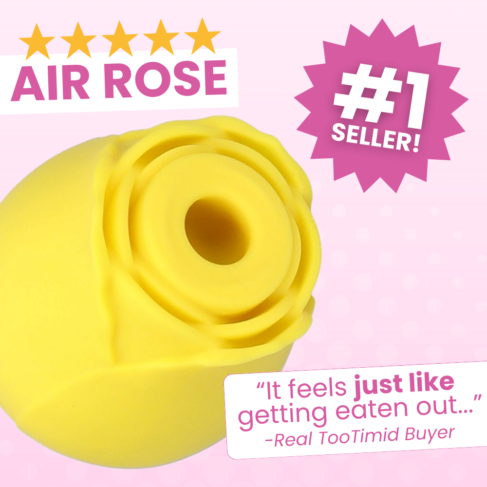 Euphoria number 1 Selling Rose Sex Toy Air Pulse Stimulator in yellow customer review 