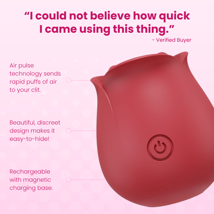 I could not believe how quick I came using this thing. Rose Sex Toy Air Pulse Stimulator product details 