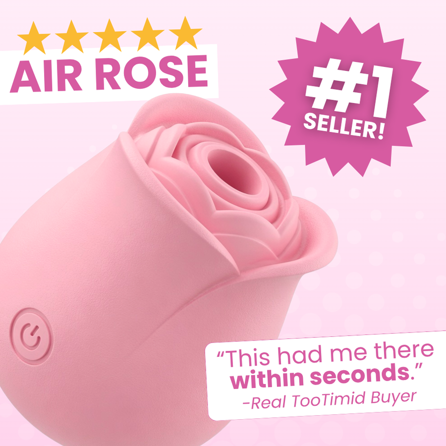 pink Rose Sex Toy Air Pulse Stimulator with customer review 
