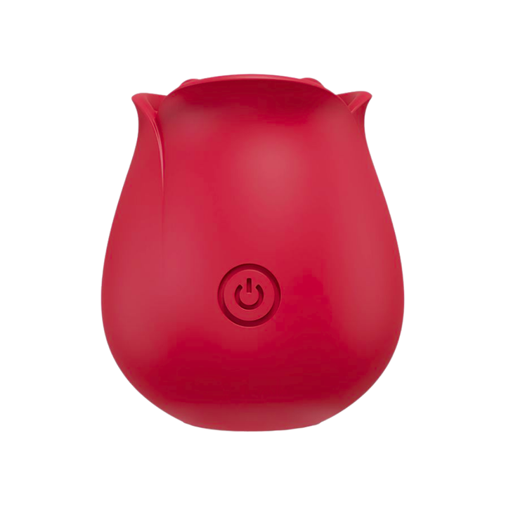 full product view of Euphoria number 1 Selling Rose Sex Toy Air Pulse Stimulator in red 