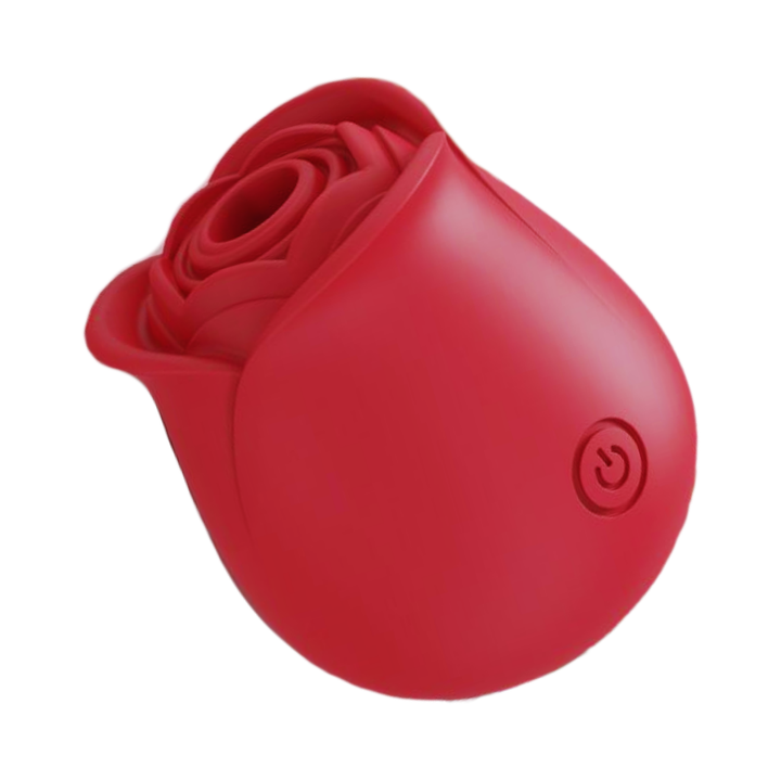 full product view of Euphoria number 1 Selling Rose Sex Toy Air Pulse Stimulator in red