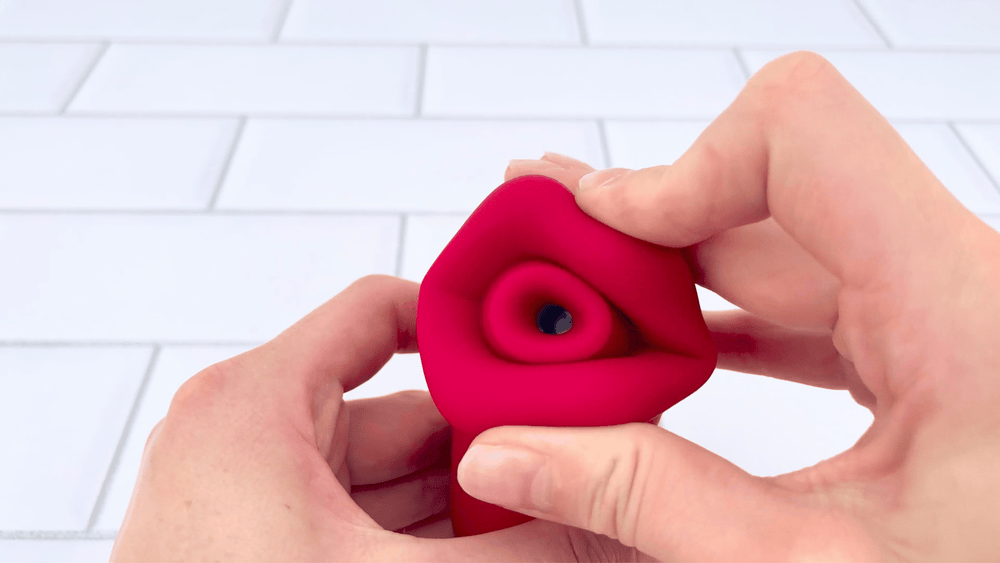 GIF of soft lips from Mouth-Shaped Clitoral Air Kisser