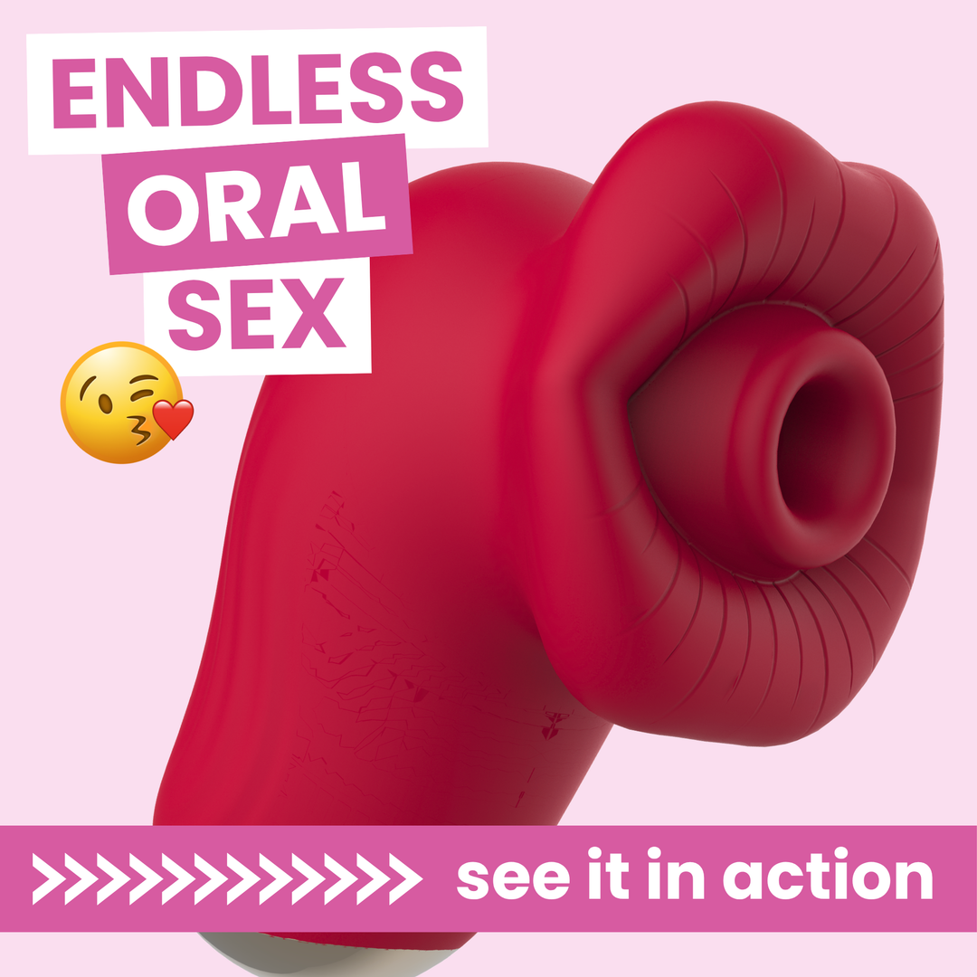 Mouth-Shaped Clitoral Air Kisser see it in action 