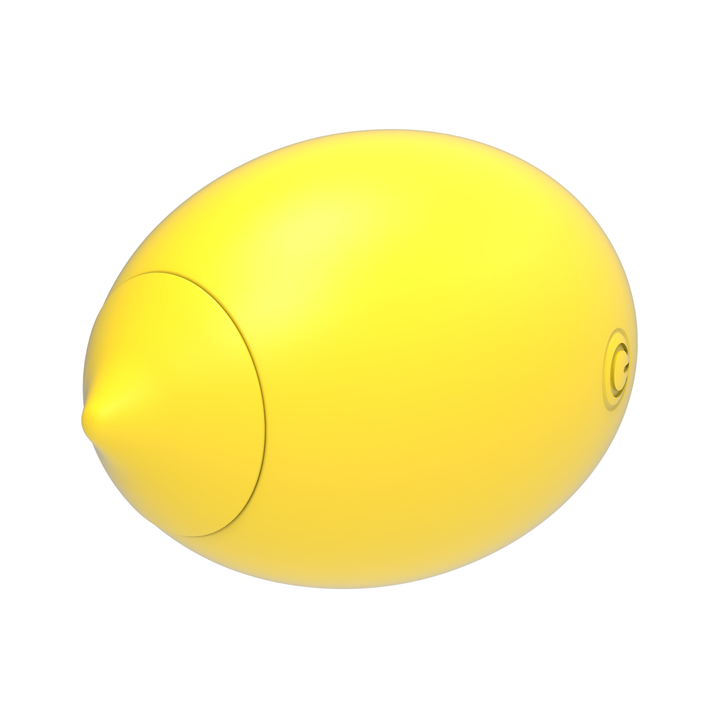 view of tip from Lemon Kiss Air Pulse Clit Stimulator
