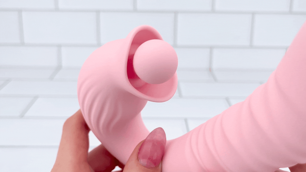 GIF of Elysium Pearl - Fingering Thruster and Clit Orbiter rotating 