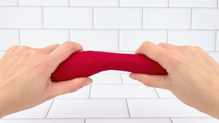 GIF of GIF of French Kiss Duo Dual-End G-Spot & Licking and Kissing Vibrator flexible shaft 