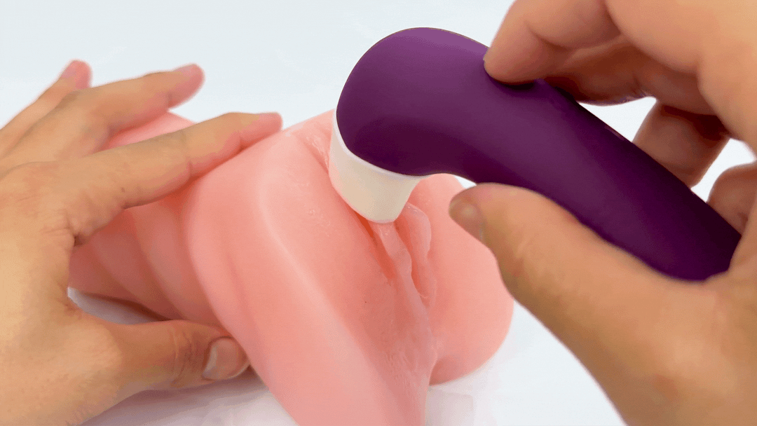Dual-Ended Vibrator & Clit Licking Tongue Toy | Shop Luxury Toys TooTimid.com Dual-Ended Vibrator & Clit Licking Tongue Toy | Shop Luxury Toys TooTimid.com