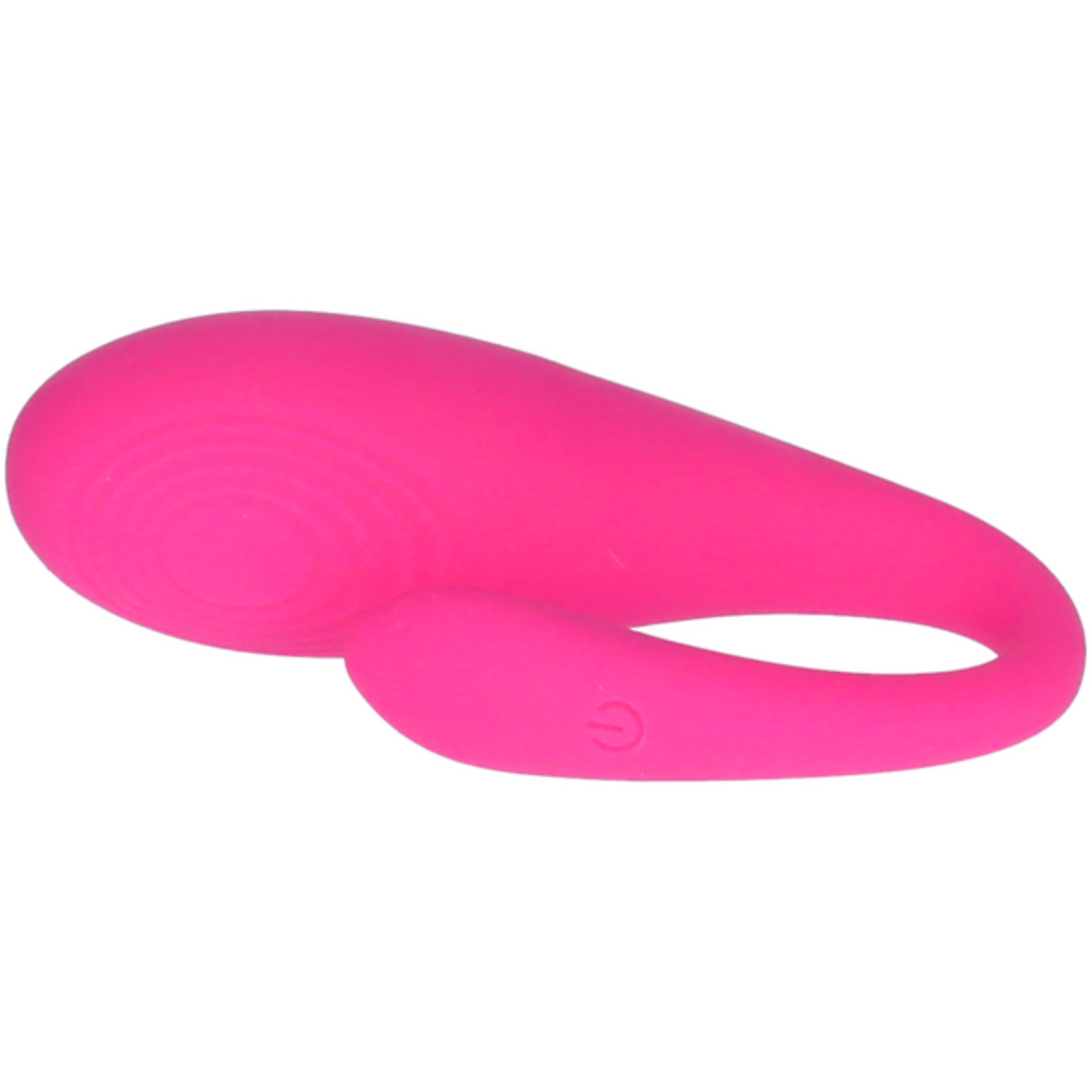 front view of pink wearable vibrator