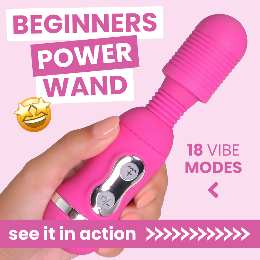 Her Secret Massager BEGINNERS POWER WAND 18 VIBRATION MODES. SEE IT IN ACTION 