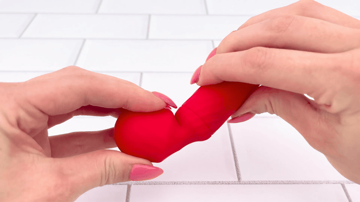 GIF of Famn Mini Silicone Wellness Wand flexible neck 
