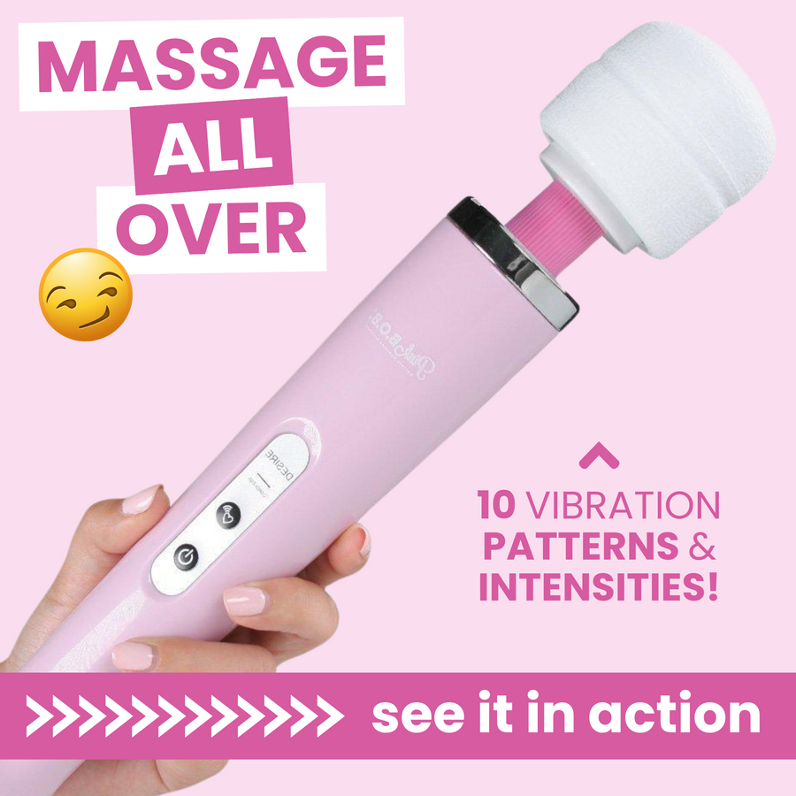 massage all over 10 vibration patterns & intensities! see it in action >>>>>