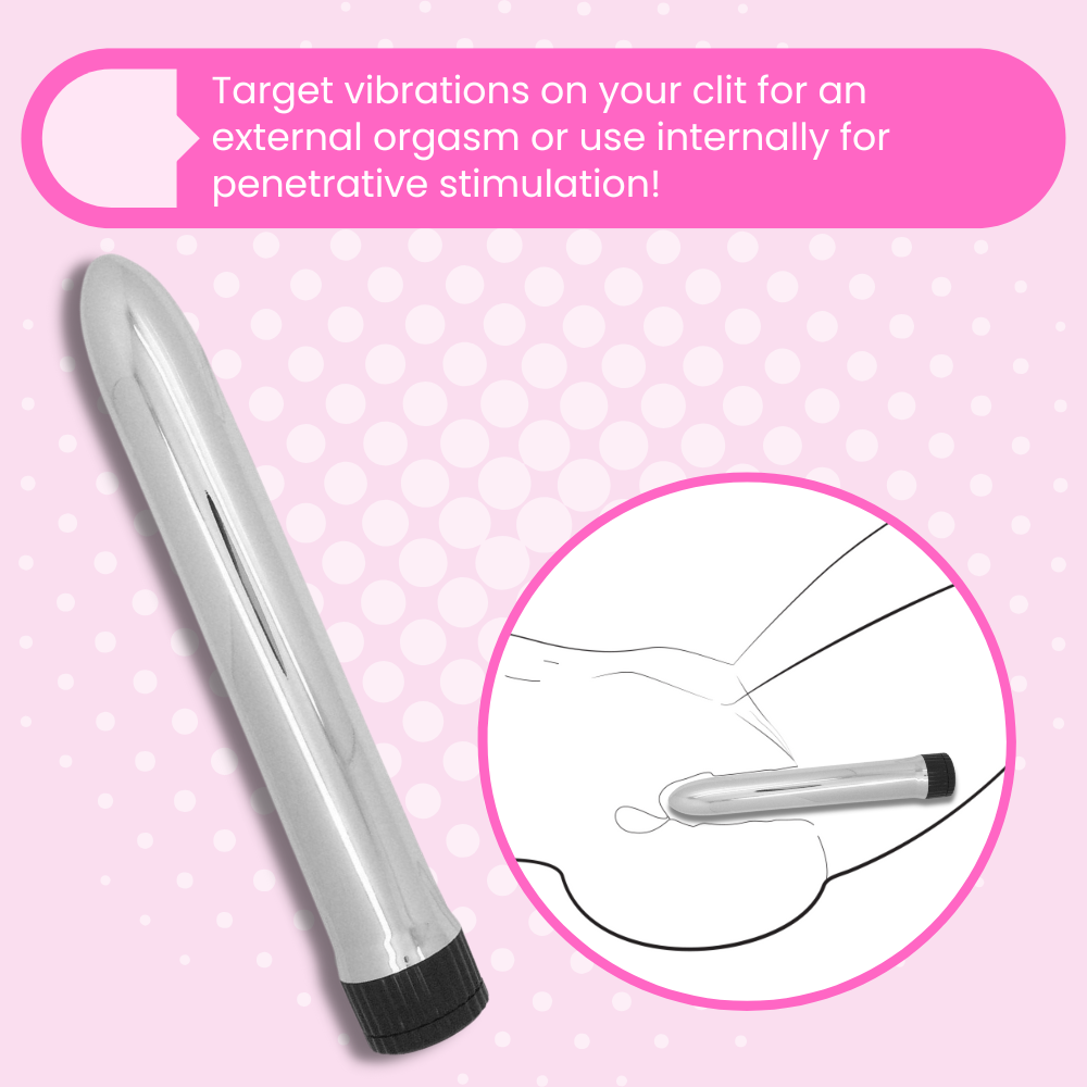 Target vibrations on your clit for an external orgasm or use internally for penetrative stimulation! 