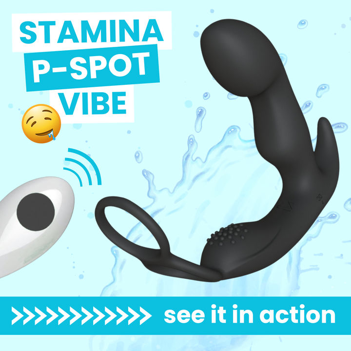 Prostate Curve Dual Ring - Remote Control Vibrating Prostate Massager