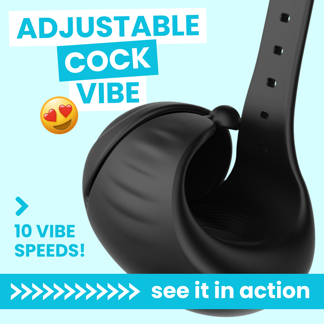ADJUSTABLE COCK VIBE > 10 VIBE SPEEDS >>>>> see it in action 