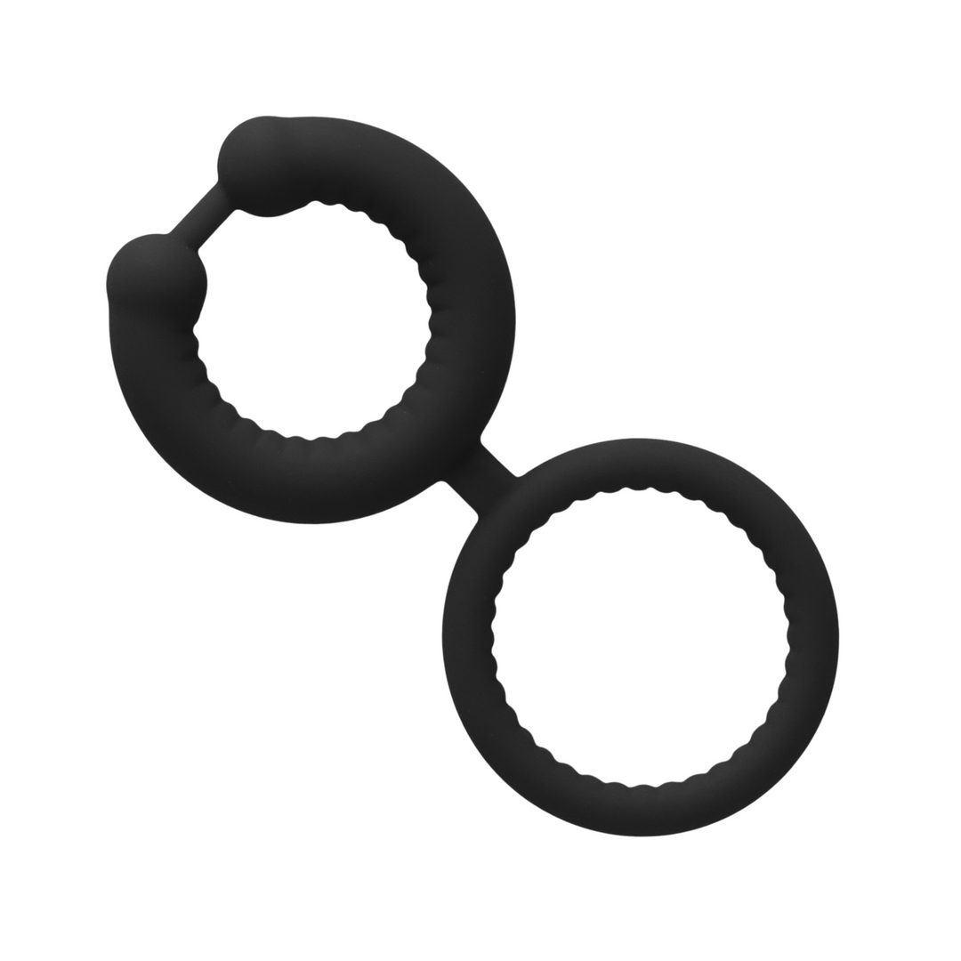 black Dual Cock Ring 