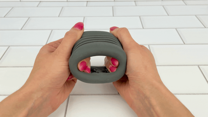 GIf of Labio BJ Stroking Aide being stretched 