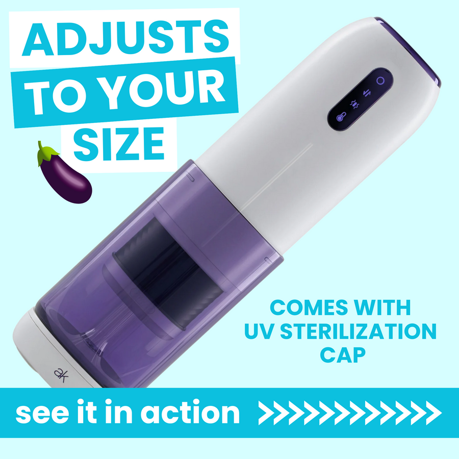 adjusts to your size comes with UV sterilization cap see it in action>>>>>