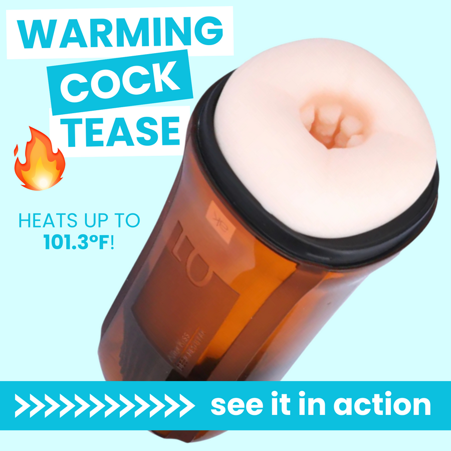 warming cock tease heats up to 101.3 degrees F see it in action >>>>