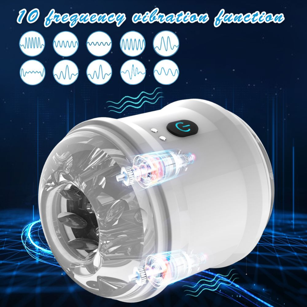10 powerful vibration modes from male masturbator 