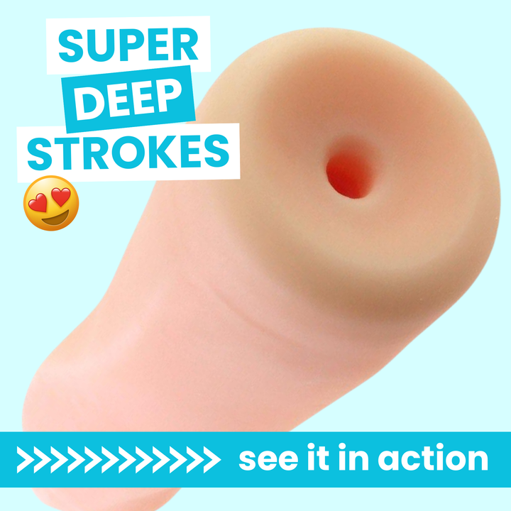Textured Stroking Sleeve super deep strokes 